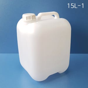15L말통 정사각 반투명 (12개포장 주문상품) 사각말통통 화공용기 소스통 액젓통 편백수통 세정제통 증류수통 간장통 석유통(밸브류 함께 구매시 누수방지용 테프론테이프 증정)