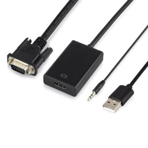 VOLME VGA(RGB) to HDMI 컨버터 오디오지원 HDMI RGB변환젠더