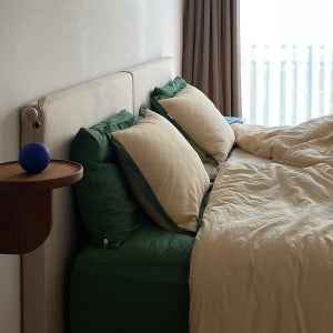 클라우드 100수 차렵이불세트 ( 4컬러) -호텔 사계절 겨울 면이불 슈퍼싱글, 퀸