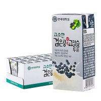 연세대학교 고소한 검은콩&고칼슘 두유 190ml 24입