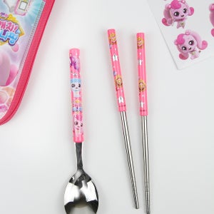 반짝반짝 캐치티니핑 슬림스푼 진공 젓가락 유아 아동 일자 젓가락