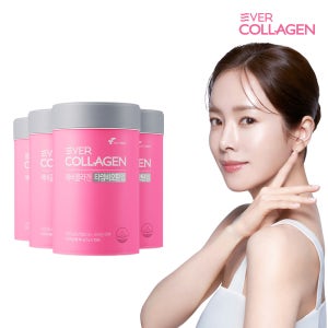 에버콜라겐 타임비오틴업 120일분(30포x4통)/ 기능성 저분자 콜라겐 펩타이드