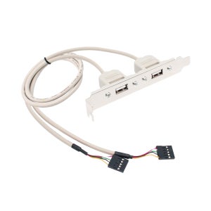 MBF-USB2P05 USB 2.0 2포트 확장 브라켓 50cm