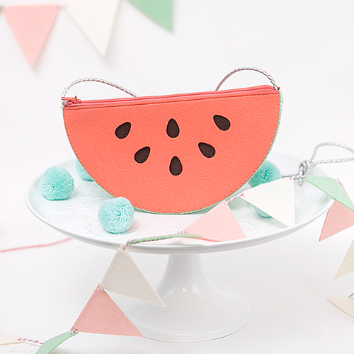 달콤 과일 가방 만들기 펠트 패키지