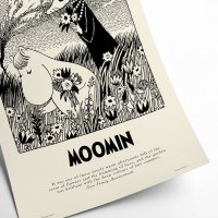 Tove Jansson 토베 얀손 Moomin 무민 포스터 아이방 인테리어 캐릭터 액자