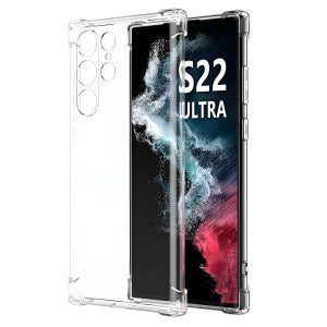 1+1 방탄 범퍼 젤리케이스 투명, 갤럭시S22 울트라