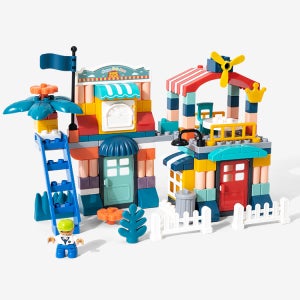 [추석세일] 뮤고랑 블록놀이 장난감 완구 해피홈 124 PCS