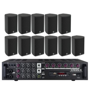 ADORN A40 대형 커피숍 벽걸이 스피커 RE60A4011 검정