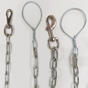 체인개줄 체인4mm/1.6미터 개줄 중견개줄