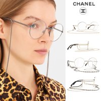 CHANEL 샤넬 라운드 안경태 메탈골드 메탈실버 2186 C395 C124 제니체인안경