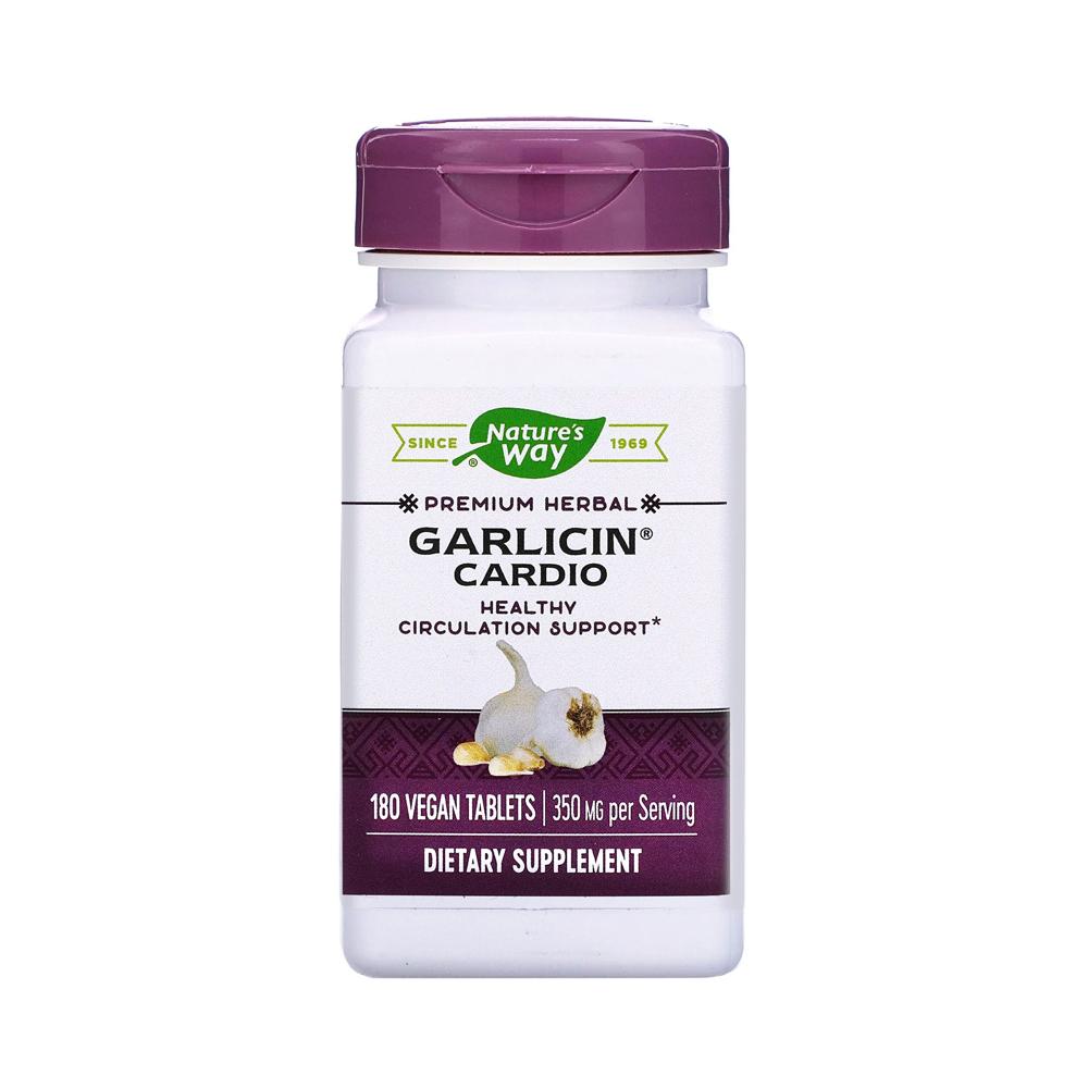 <b>네이쳐스웨이</b> 갈리신 카디오 350mg 180정 마늘 알리신 스테아르산 알긴산<b>나트륨</b> 올레산