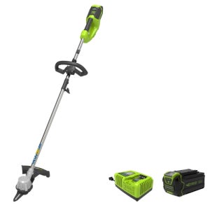 그린웍스 40V 프론트 마운트 예초기 (5Ah 배터리 1+고속충전기 1포함) 충전식예초기