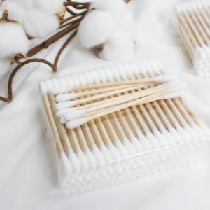 순면 100% 고급 멸균 면봉 100개 일반형 회오리형