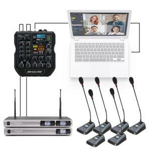 MGW9806M 메가라인 화상회의용마이크 무선 회의마이크 시스템