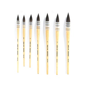 바바라 600R 수채화 둥근붓 낱자루 2호