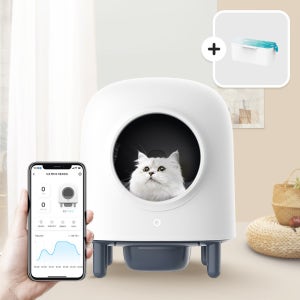 [디클펫] 고양이 자동 화장실 모모 와이파이(WIFI) 스마트 앱제어