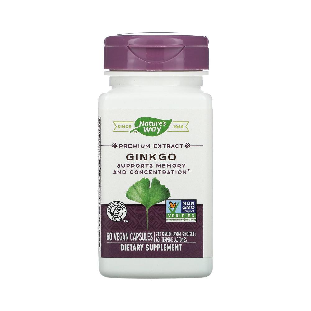 네이쳐스웨이 <b>프리미엄블렌드 징코</b> 60베지캡슐 고투콜라 징코빌로바 플라본 글리코사이드 락톤