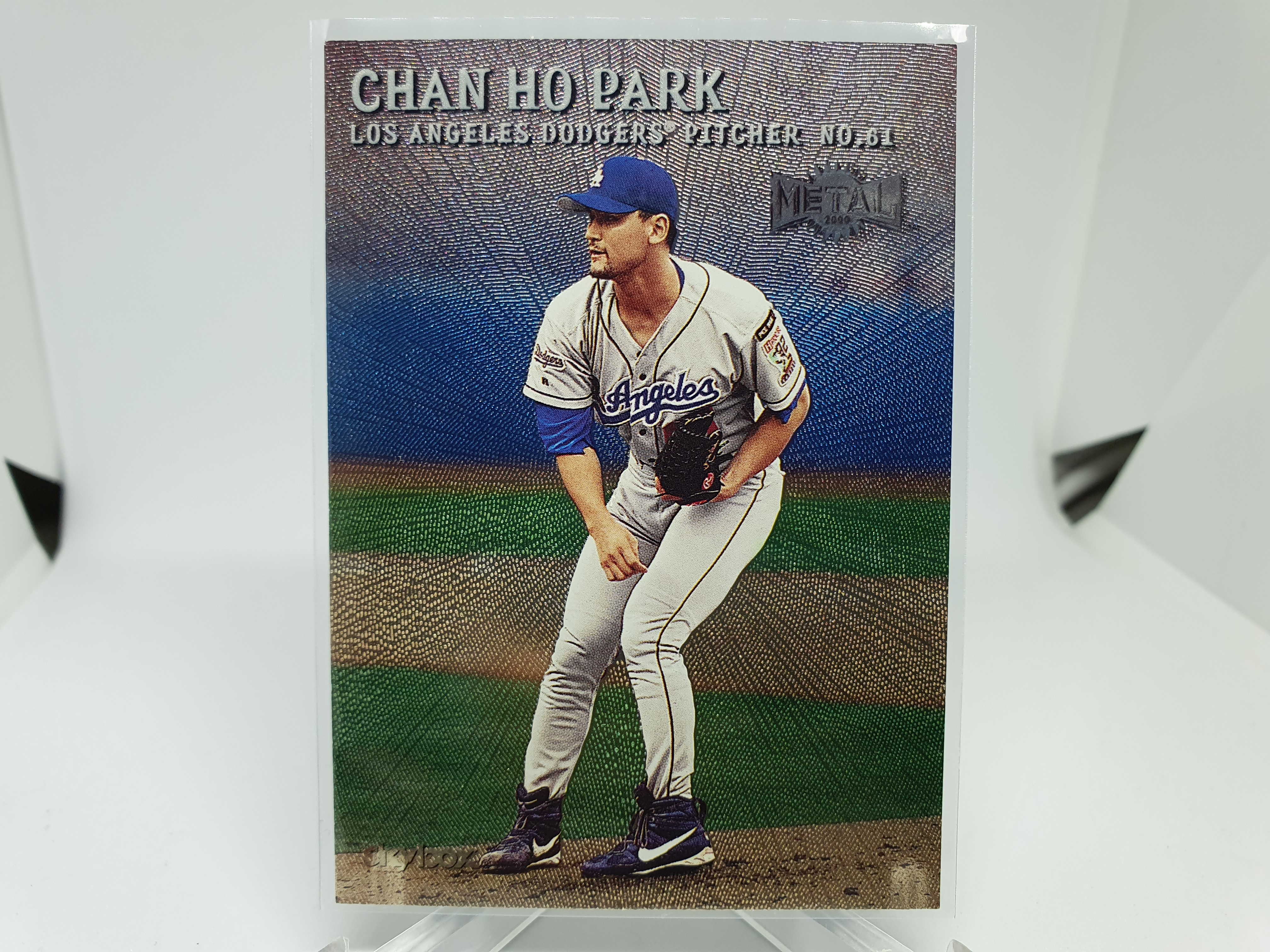 박찬호 MLB 야구카드 2000 FLEER SKYBOX METAL LA 다저스 MLB카드