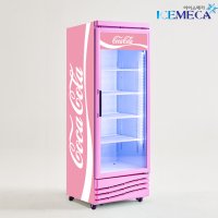 프리탑 업소용냉장고 FT-470R 핑크 코카콜라 컬러 디자인 음료수 주류 음료 술 냉장고