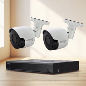 캠플러스 500만화소 4채널 2대(M) 직접설치 CCTV세트 (1T)
