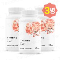 쏜리서치 SAT 실리마린 커큐민 아티초크 밀크씨슬 영양제품 Thorne 고약사 60캡슐 3병