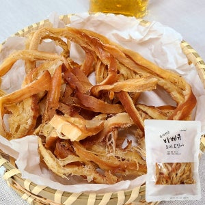 더먹다 자연오감 바베큐 조미 오징어 200g 간단한 마른 맥주 안주 간식