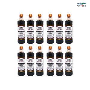 (박스) 청우 더진한 마늘간장소스 1.05kg 간장치킨소스 12개