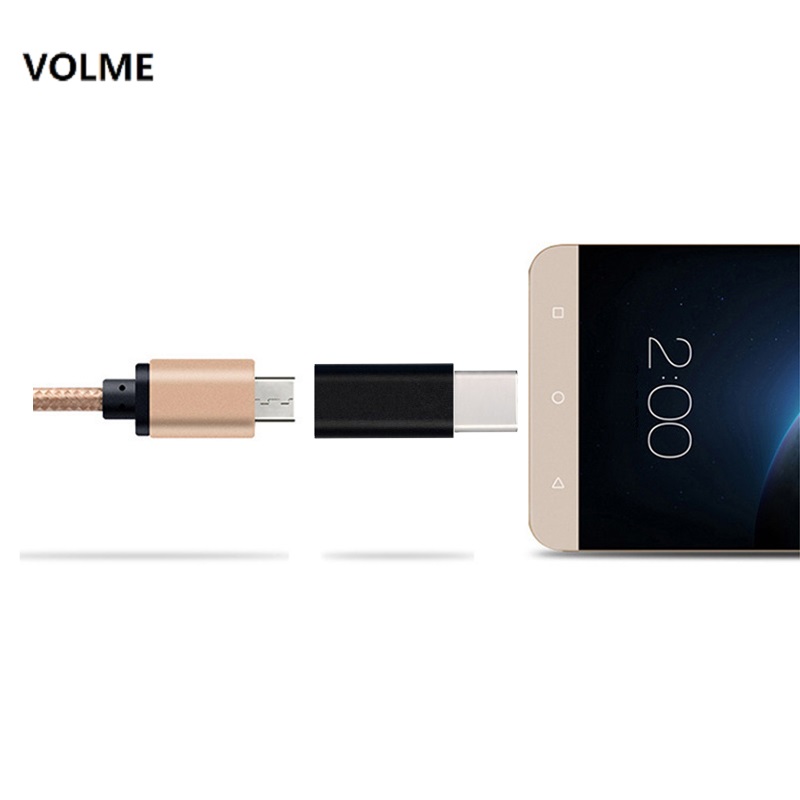 VOLME C타입젠더 마이크로5핀 to USB C타입 변환 메탈재질
