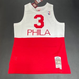 [품절] 앨런 아이버슨 필라델피아 세븐티식서스 하드우드 클래식 NBA 스윙맨 져지