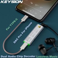 꼬다리 DAC 댁 휴대폰 스마트폰 이어폰 헤드폰 앰프 keysion dsd256 usb