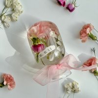 드라이플라워 말린꽃 하바리움 선물 장미 프리지아 카네이션