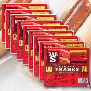 탑차배송 ll치킨프랑크 454g /총 72개입 / 3박스 대용량 후랑크 부대찌개햄 바스