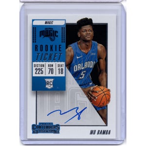 [Mo Bamba] 2018/19 Panini Contenders BASKETBALL Playoff Ticket RC Auto