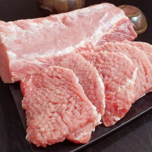 (제주흑돗) 제주 흑돼지 돈까스용 카레용 등심 1kg