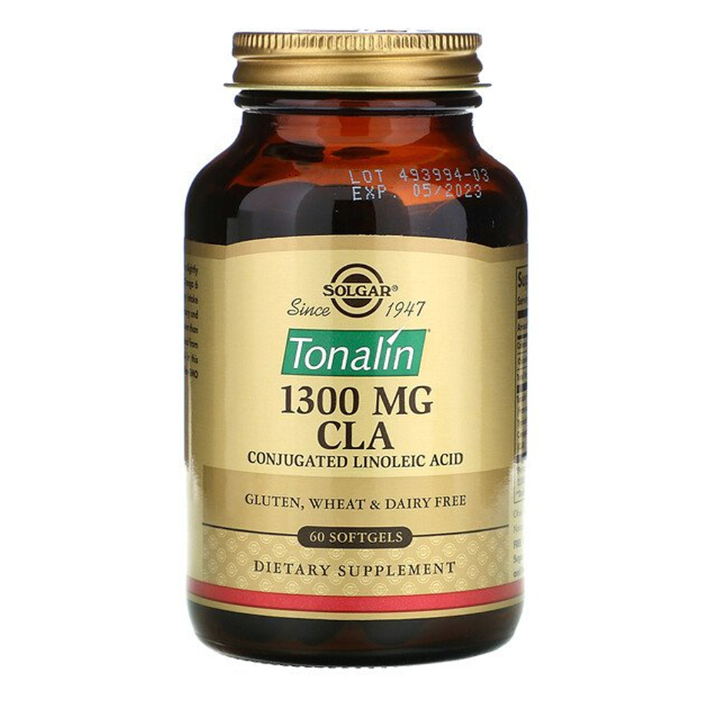 솔가 토날린 CLA 1300mg 홍화씨유 추출 60정