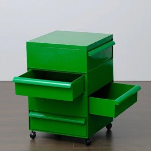 헤이유드 모듈 스태킹 서랍장 이동식 트롤리 미드센추리 플라스틱 정리함 4단