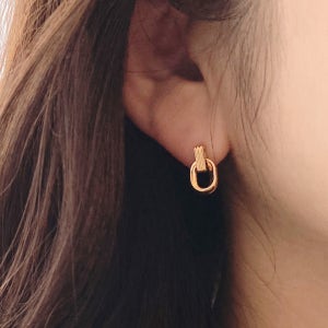 변색없는 써지컬 스틱 드롭귀걸이