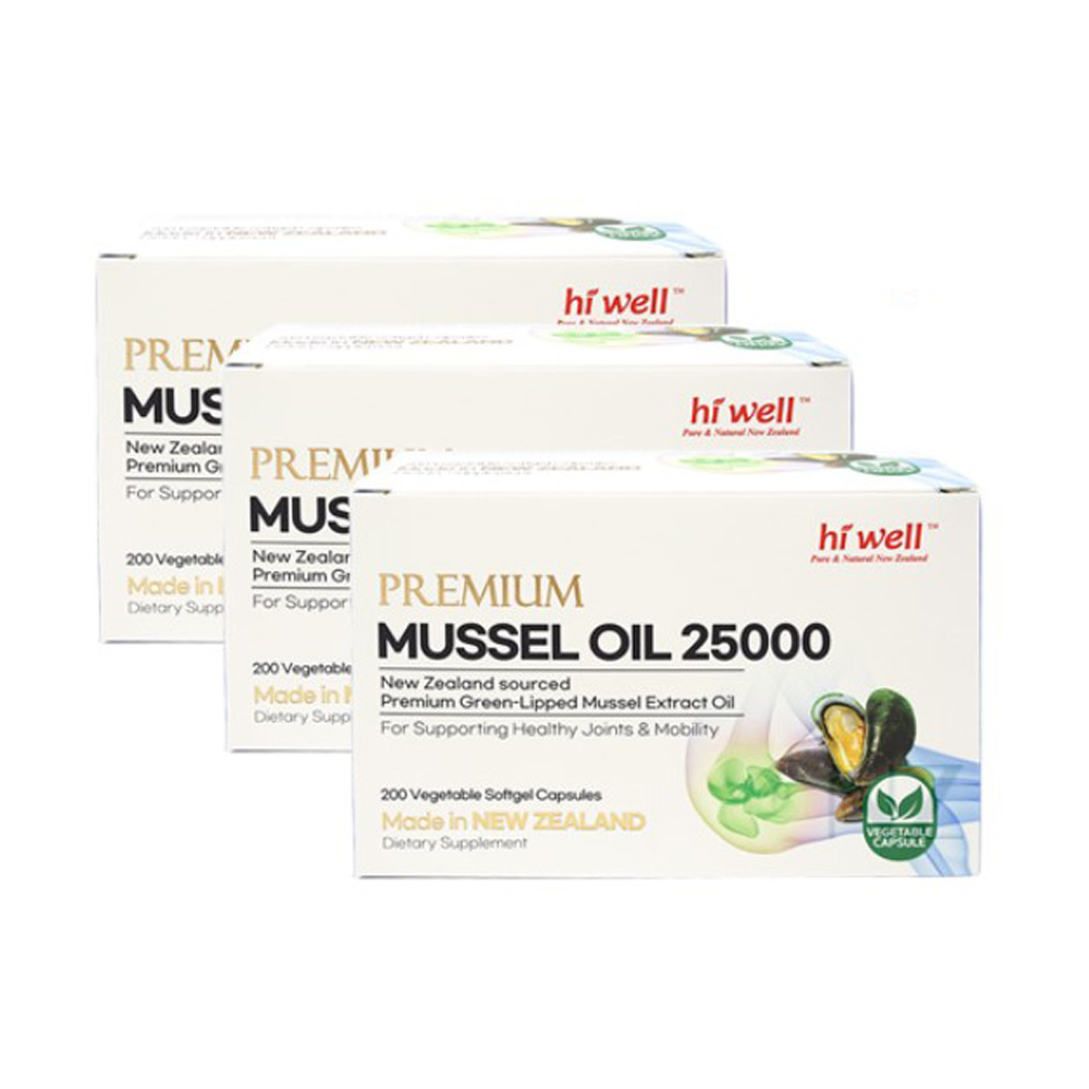 하이웰 <b>프리미엄</b> 초록입홍합 <b>머슬</b>오일 <b>25000</b> 200캡슐 3개