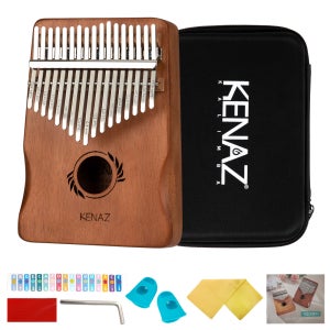 케나즈 KKV50 칼림바 하드케이스포함 마호가니 베벨컷 17음계