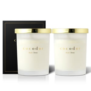 코코도르 소이캔들 미디움자 3개 감성 인테리어 소품 향초 실내방향제 냄새제거 블랙체리