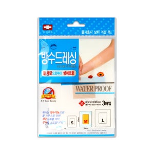 뉴바이오 방수드레싱 M 3매 상처보호 방수밴드 감염예방