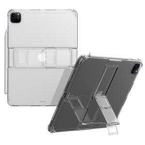 아라리 플렉실드SP 케이스 투명 펜수납 4단 각도조절 거치대 클리어, 아이패드 프로 27.9cm(11인치) 1세대