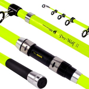 바다 원투낚시대 해동 프로울프2 초보 원투대 방파제 서프 릴대 형광그린425