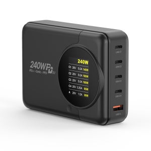200w 접지형 고속 멀티충전기 맥북 C타입 100WLED 케이블세트