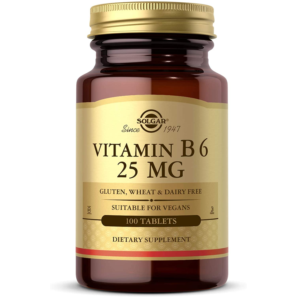 솔가 비타민B6 25mg 100정