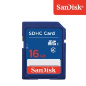 샌디스크 SD메모리카드 16GB SDSDB CLASS4 카메라 디카 네비 이미지