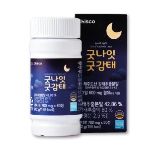 Chisco 굿나잇 감태 60정 제주산 감태추출물
