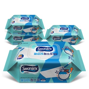 스완렉스 초고평량 150gsm 물걸레 청소포 대형(캡형) 25매 x 4팩