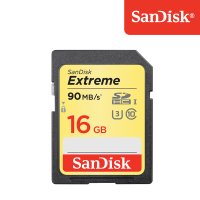 샌디스크 SD메모리카드 16GB 익스트림 SDXNE 카메라 네비 디카