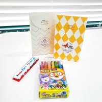 뽀로로 색연필 12색 어린이집 유치원 생일선물 답례품 구디백 키즈 어린이날 단체선물 포장 diy